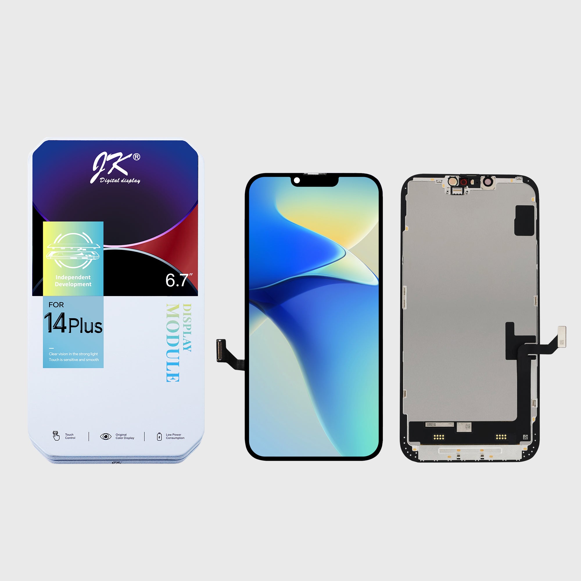 JK Soft OLED Screen Replacement for iPhone 14 Plus  (Movable IC)