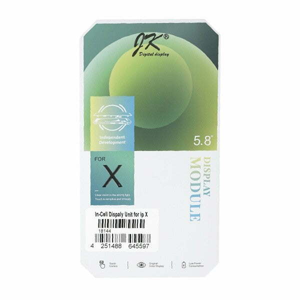 JK In-Cell Display Screen Replacement for iPhone X (Customized IC | Without Signal Processing Chip)