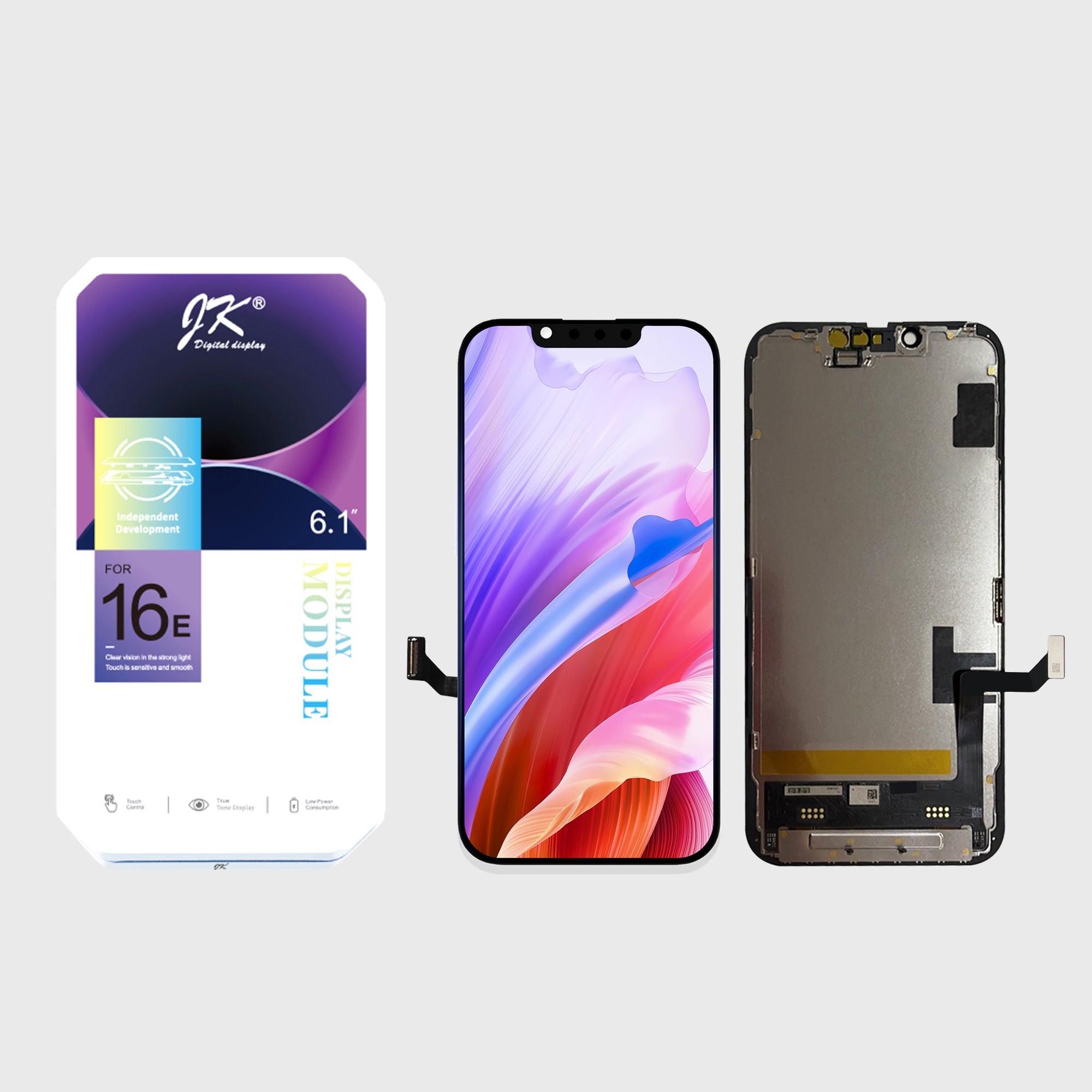 JK Soft OLED Screen Replacement for iPhone 16E (Movable IC)