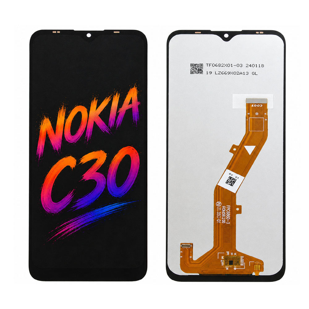 Nokia C30 Incell LCD Screen Assembly Replacement – High Brightness & True Color Restoration