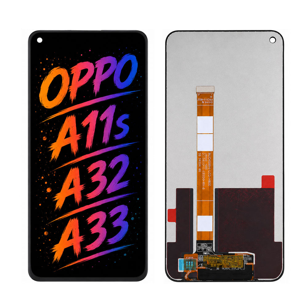 Compatible for OPPO A11s / A32 / A33 Screen Assembly Replacement – High Brightness & Clear Color Display