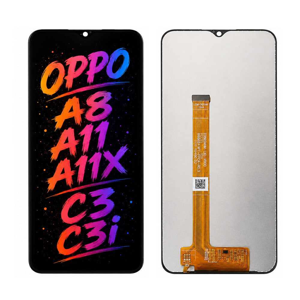 Compatible for OPPO A8 / A11 / A11x / C3 / C3i Screen Assembly Replacement – High Brightness & Clear Color Display
