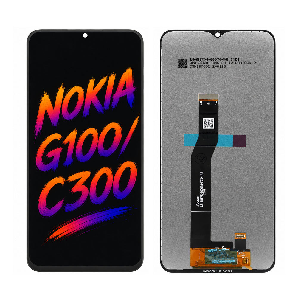 Nokia G100 / C300 Incell LCD Screen Assembly Replacement – High Brightness & True Color Restoration