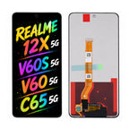 Compatible for Realme 12X 5G / V60s 5G / V60 5G / C65 5G Screen Assembly Replacement – High Brightness & Vivid Color Display