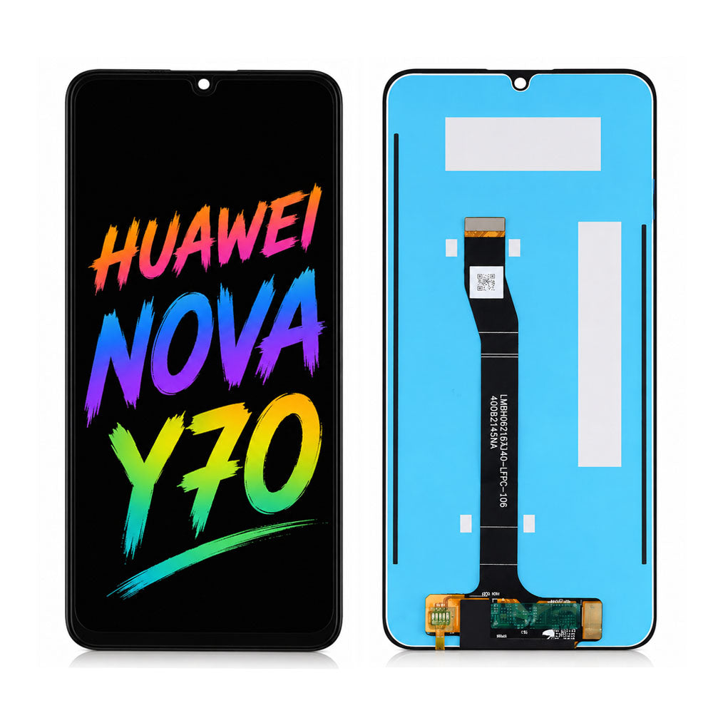 Huawei Nova Y70 Display Screen Assembly – Original Pressed Replacement with Natural Color & High Brightness