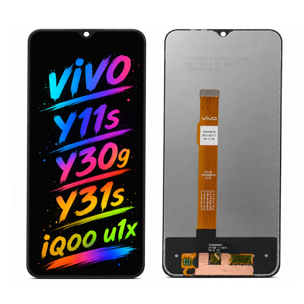 Compatible for Vivo Y11s / Y30G / Y31s / iQOO U1x Screen Assembly – High Quality Replica Display Replacement