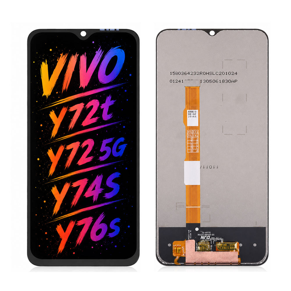 Compatible for Vivo Y72T / Y72 5G / Y74s / Y76s Screen Assembly Replacement – High Brightness & Clear Color Display