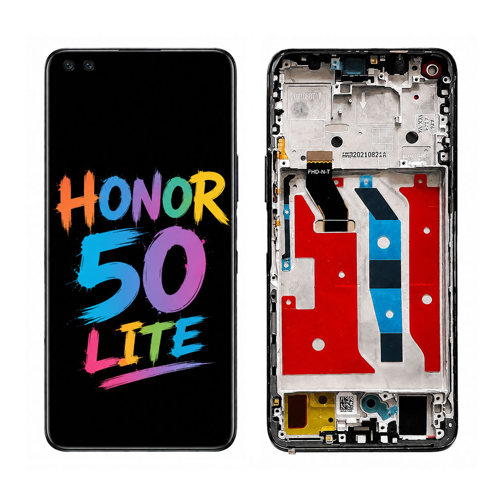 Honor 50 Lite LCD Screen Assembly With Frame – Original Pressed Replacement