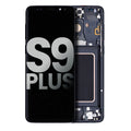 Original Samsung Galaxy S9 Plus AMOLED Display Assembly with Frame Full Screen Replacement Touch Digitizer Genuine OEM Quality Repair Component