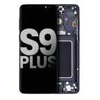 Original Samsung Galaxy S9 Plus AMOLED Display Assembly with Frame Full Screen Replacement Touch Digitizer Genuine OEM Quality Repair Component