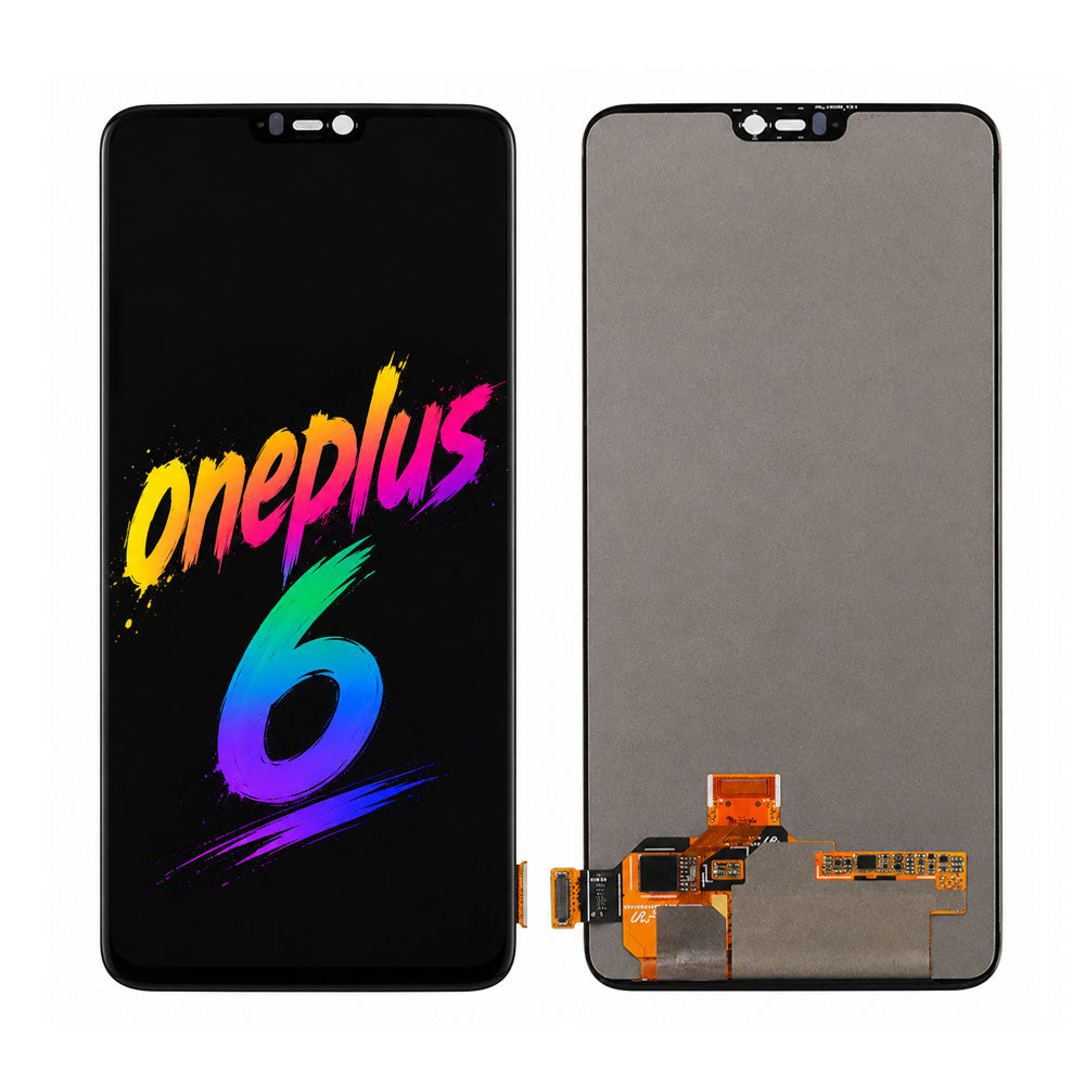 For OnePlus 6 Original Refurbished Screen Assembly (Frame Not Included) – True Color Restoration, High Brightness & Responsive Touch
