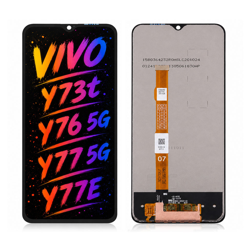 Compatible for Vivo Y73T / Y76 5G / Y77 5G / Y77e Screen Assembly Replacement – High Brightness & Vivid Color Display