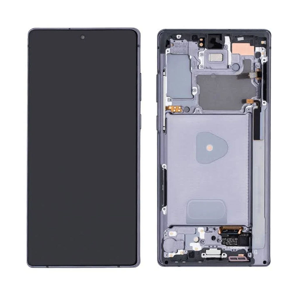 Samsung Galaxy Note 20 OLED Full Screen Replacement Assembly with Frame Touch Digitizer Panel Original Quality Repair Component