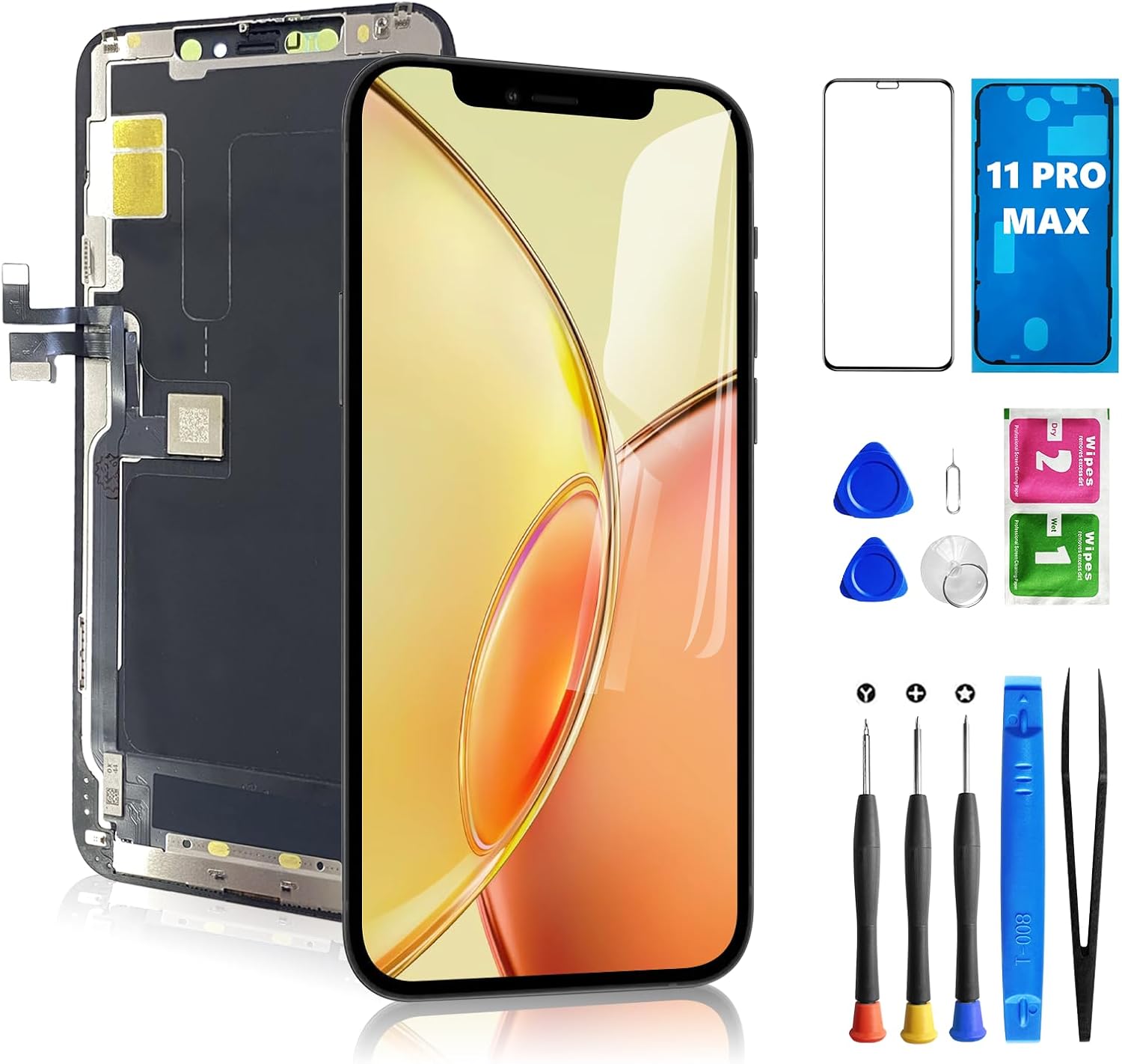 For iPhone 11 Pro Max LCD Screen Replacement (In-Cell, IC Replacement)
