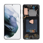 Original Samsung Galaxy S21 Plus G996 AMOLED Full Display Module with Frame Integrated Screen Replacement Touch Digitizer Genuine OEM Repair Component