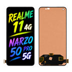 Compatible for Realme 11 4G / Narzo 50 Pro 5G Screen Assembly Replacement – High Brightness & Vivid Color Display