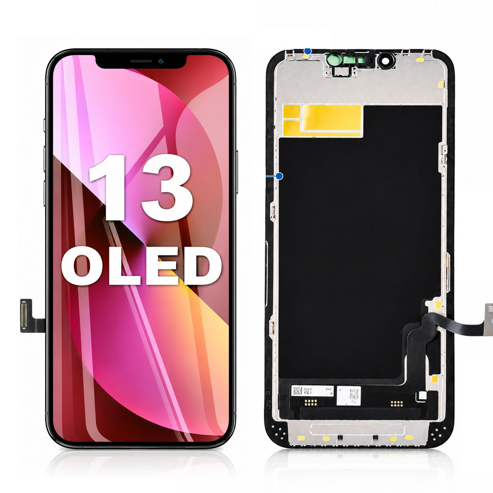 OLED Flexible Display Screen Replacement for iPhone 13 (Soft OLED | Movable IC)