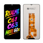 Compatible for Realme C61 / C63 / Note 60X Screen Assembly Replacement – High Brightness & Clear Color Display