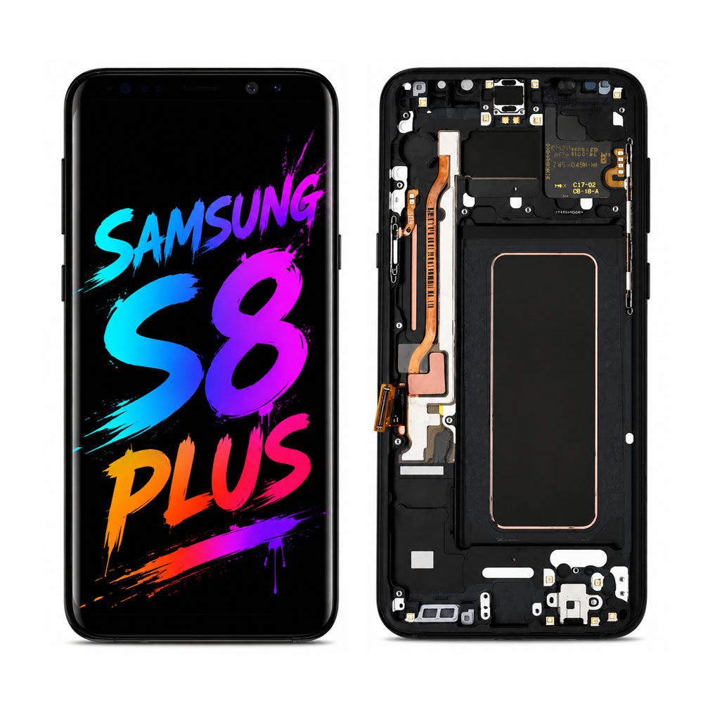 Samsung Galaxy S8 Plus OLED Screen Replacement – Soft Flexible Display Assembly (G955)