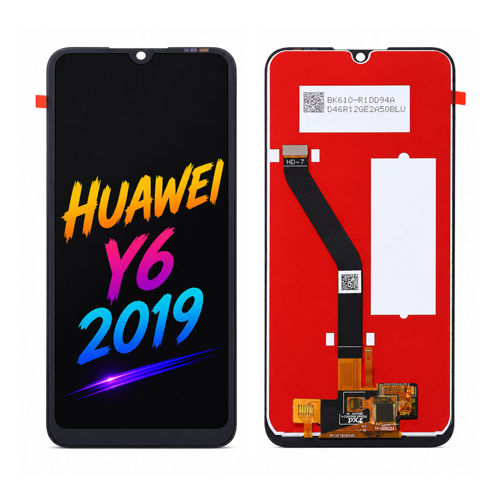 Huawei Y6 2019 LCD Screen Assembly – Original Pressed Replacement with Natural Color & High Brightness Display