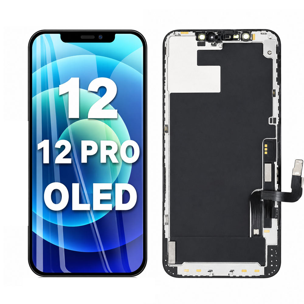 OLED Flexible Display Screen Replacement for iPhone 12 / iPhone 12 Pro (Soft OLED | Movable IC)