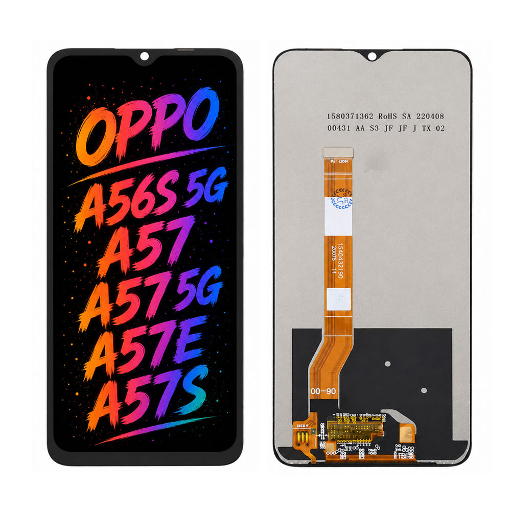 Compatible for OPPO A56s 5G / A57 / A57 5G / A57e / A57s Screen Assembly Replacement – High Brightness & Clear Color Display