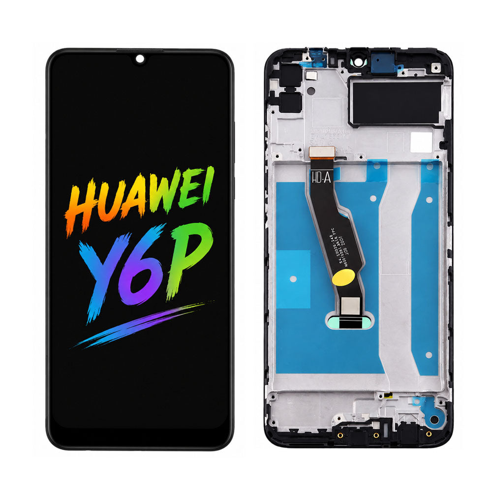 Huawei Y6P LCD Screen Assembly – Original Pressed Replacement with Natural Color Display & High Brightness