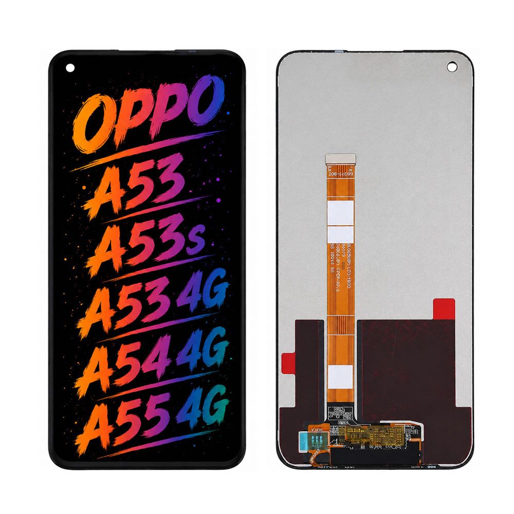 Compatible for OPPO A53 / A53s / A53 4G / A54 4G / A55 4G Screen Assembly Replacement – High Brightness & Clear Color Display