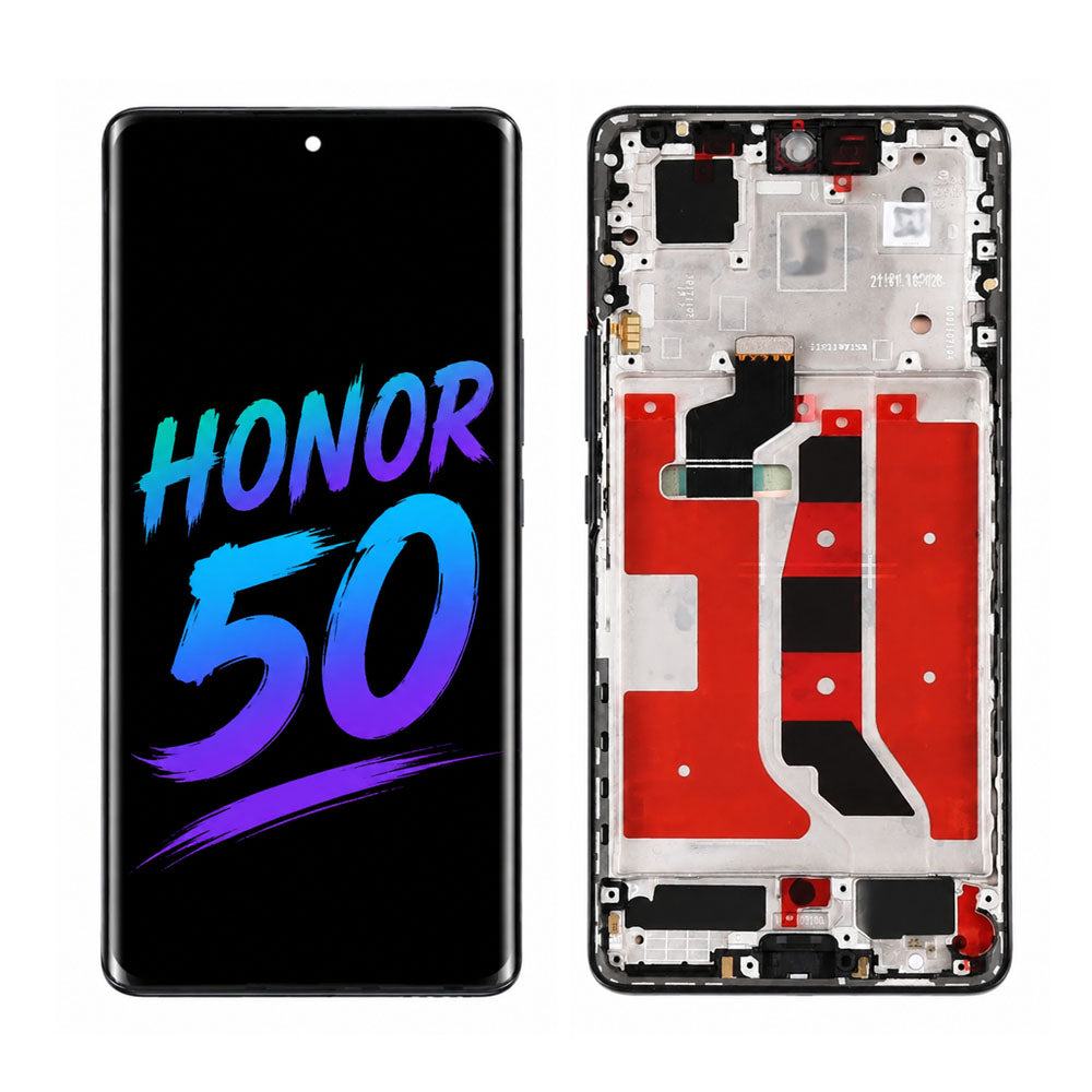 Honor 50 LCD Screen Assembly With Frame – Original Pressed Replacement