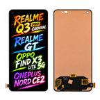 Compatible for Realme Q3 Pro / Realme GT / OPPO Find X3 Lite 5G / OnePlus Nord CE2 Screen Assembly Replacement – High Brightness & Vivid Color Display