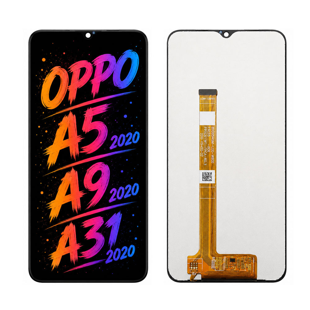 Compatible for OPPO A5 2020 / A9 2020 / A31 2020 Screen Assembly Replacement – High Brightness & Clear Color Display