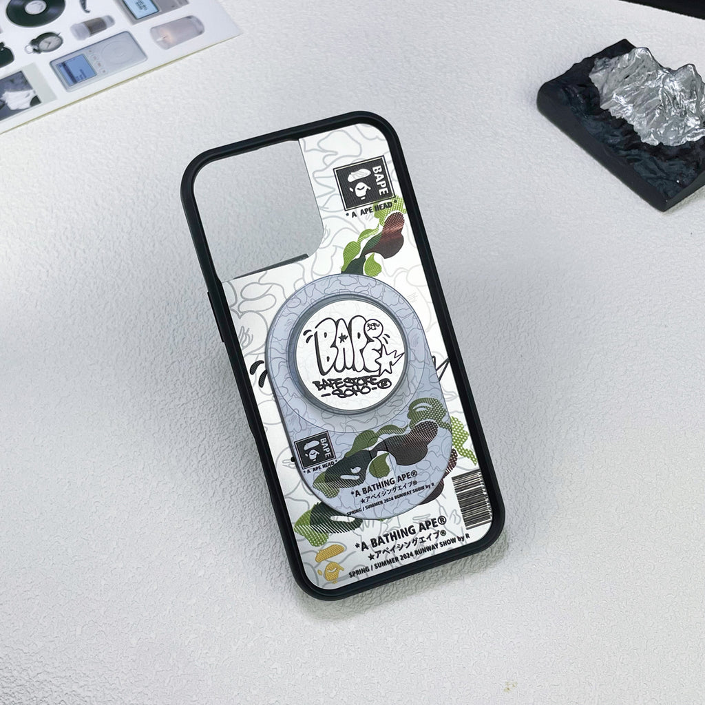 Magnetic Phone Grip Stand – Adjustable Holder for iPhone & Cases