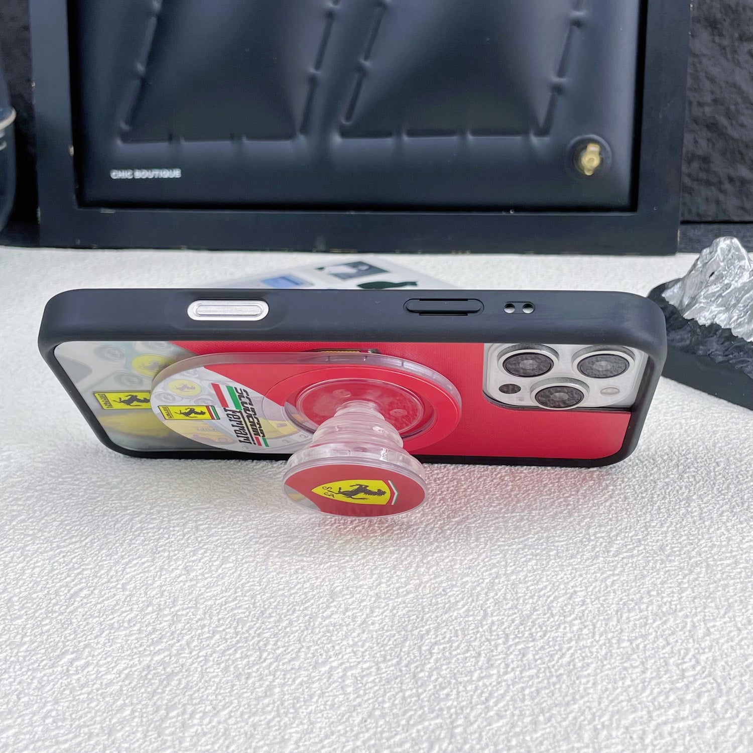 Magnetic Phone Grip Stand – Adjustable Holder for iPhone & Cases