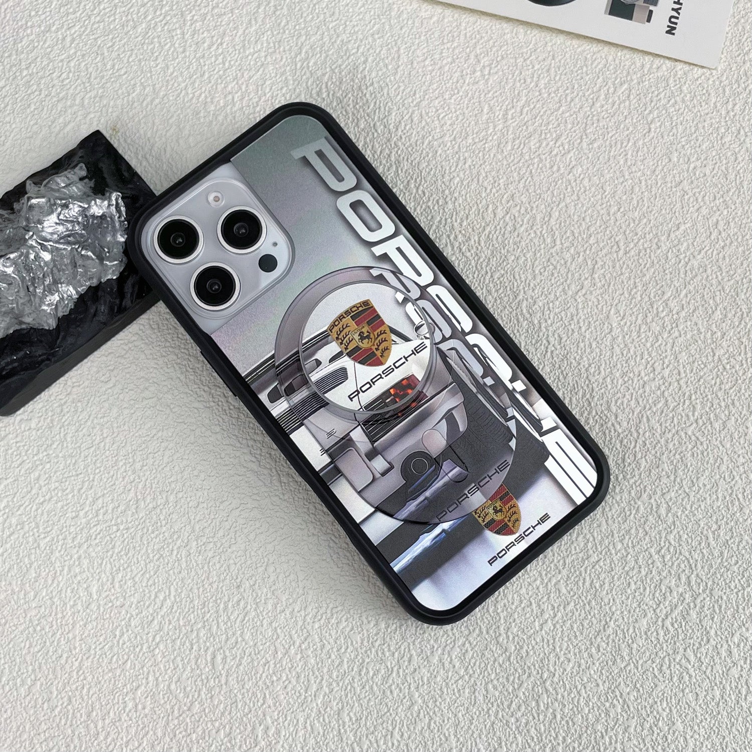 Magnetic Phone Grip Stand – Adjustable Holder for iPhone & Cases
