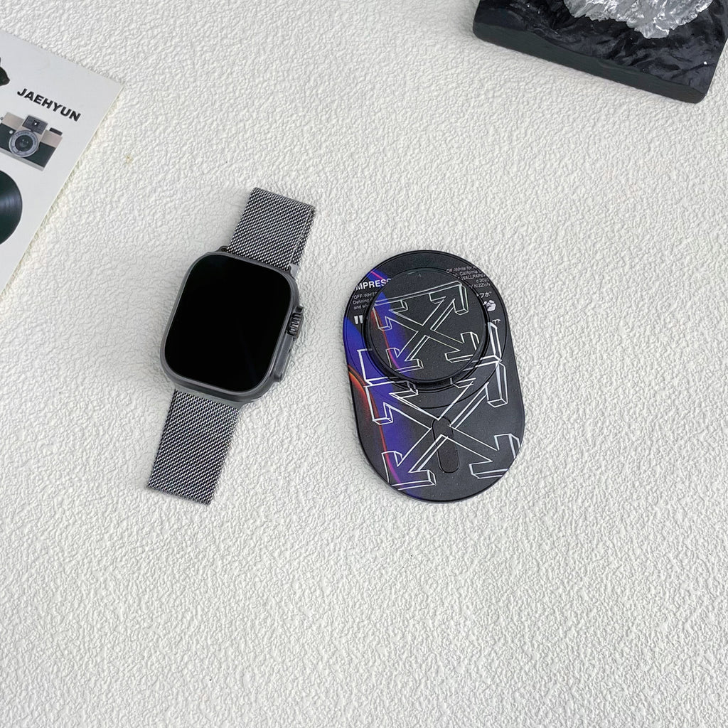 Magnetic Phone Grip Stand – Adjustable Holder for iPhone & Cases