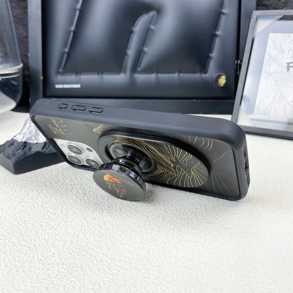 Magnetic Phone Grip Stand – Adjustable Holder for iPhone & Cases