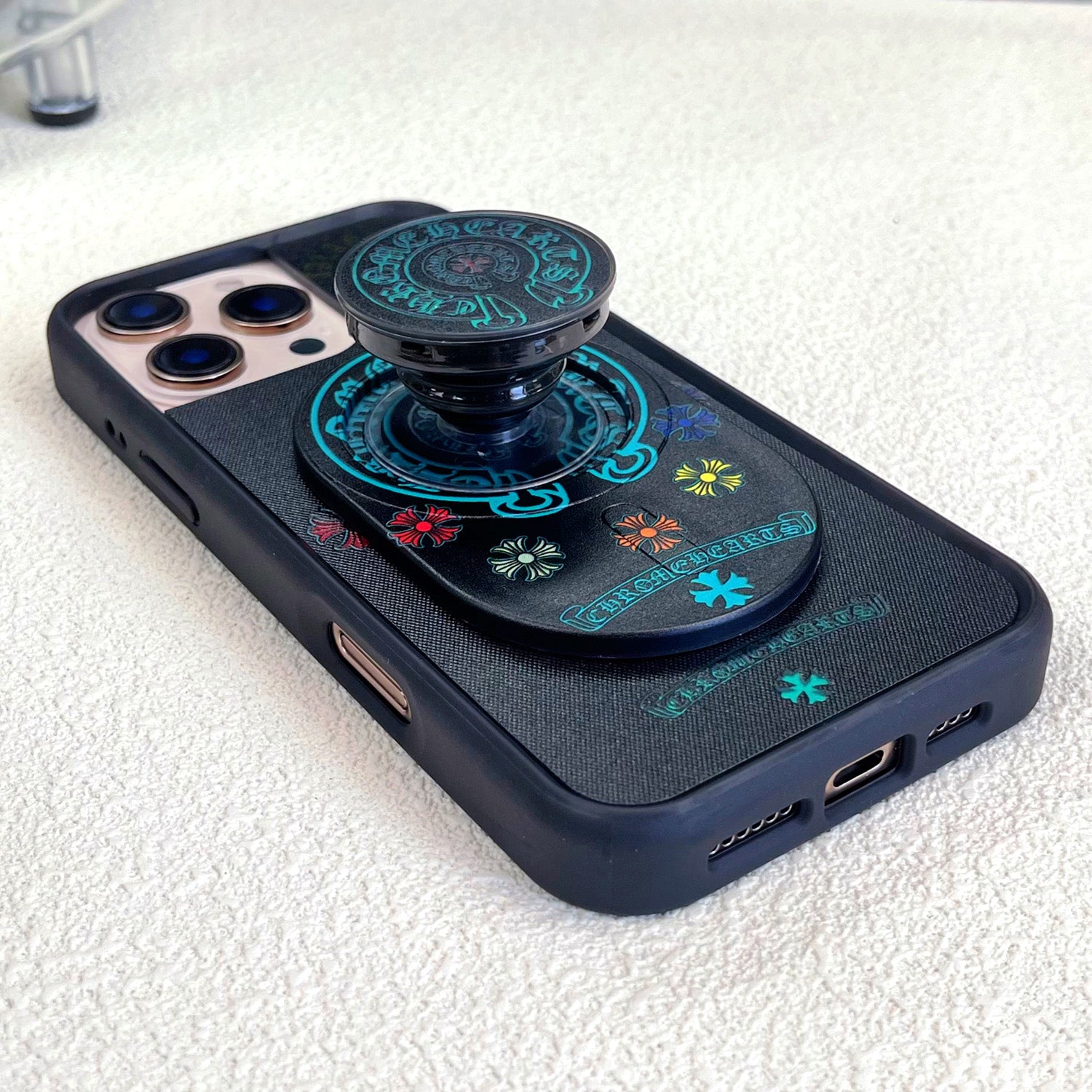 Magnetic Phone Grip Stand – Adjustable Holder for iPhone & Cases