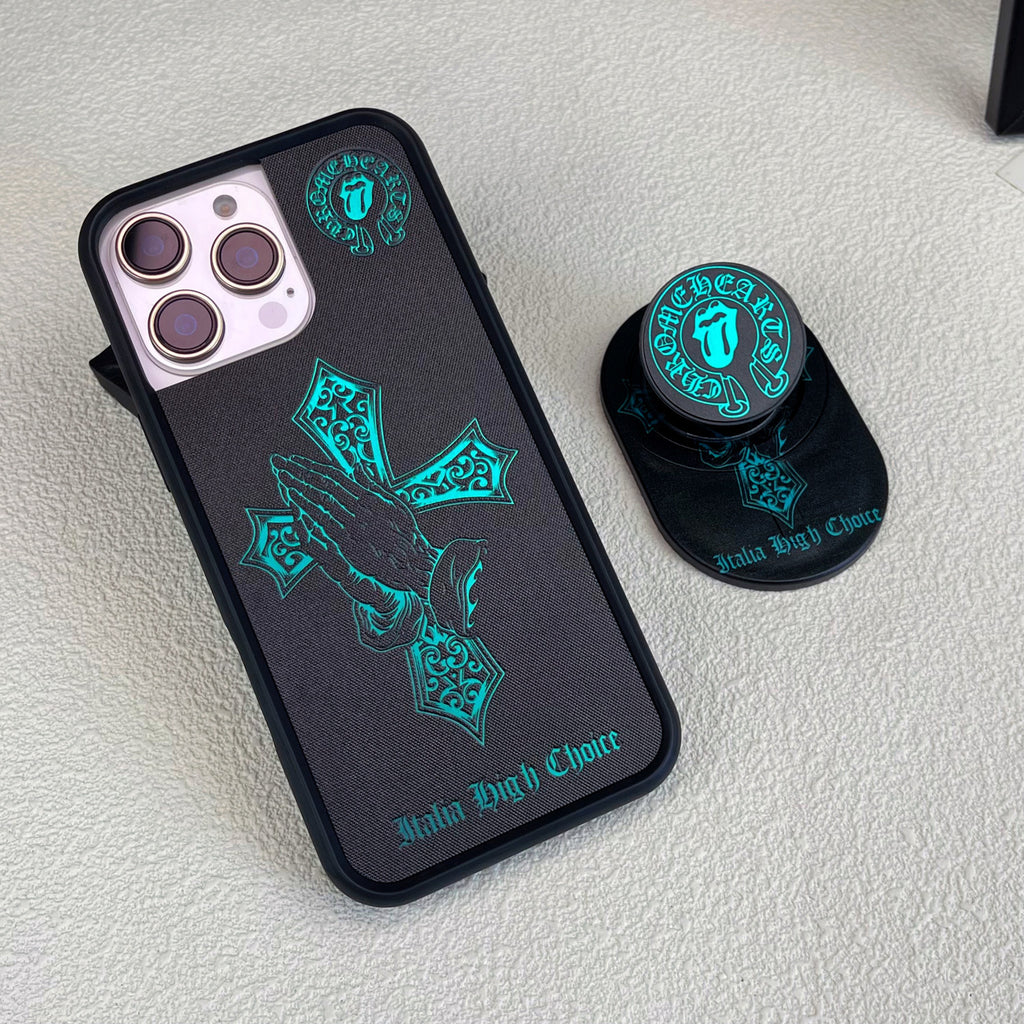 Magnetic Phone Grip Stand – Adjustable Holder for iPhone & Cases