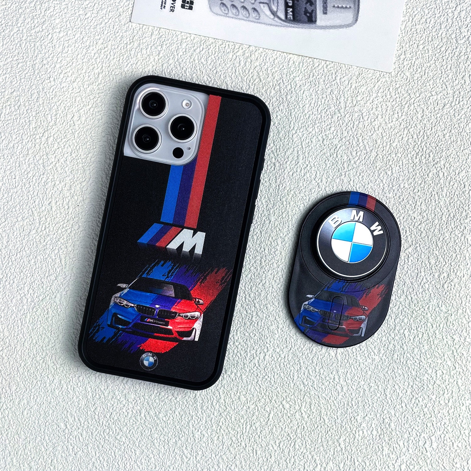 Magnetic Phone Grip Stand – Adjustable Holder for iPhone & Cases