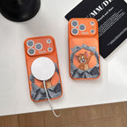Stylish magnetic phone case