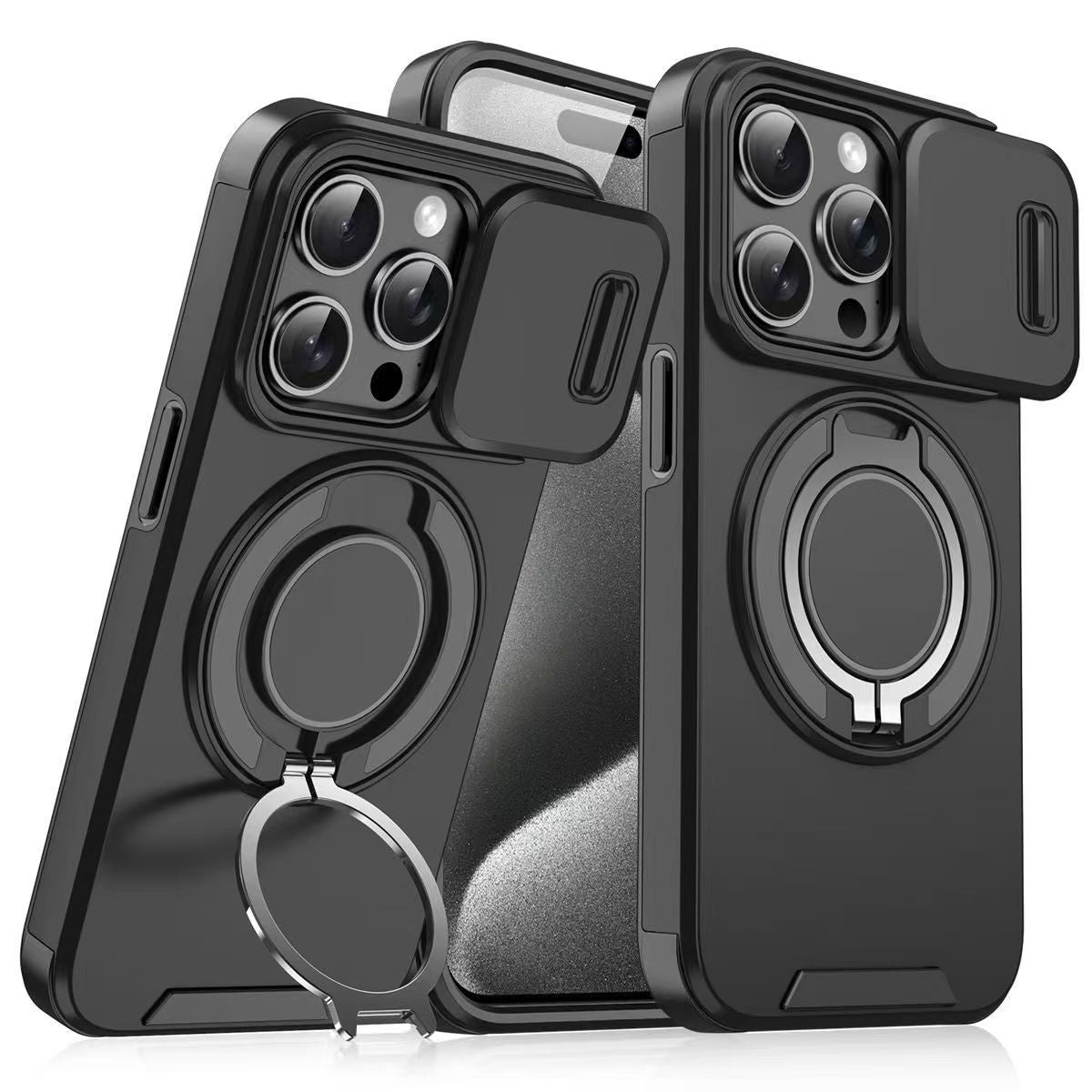 MagSafe Case with Camera Cover & Ring Stand