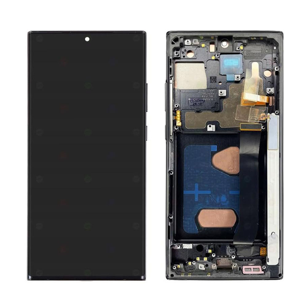 Samsung Galaxy Note 20 Ultra （N986） OLED Screen Replacement Assembly Pre-Installed Frame Touch Digitizer Set Superior Repair Grade Module