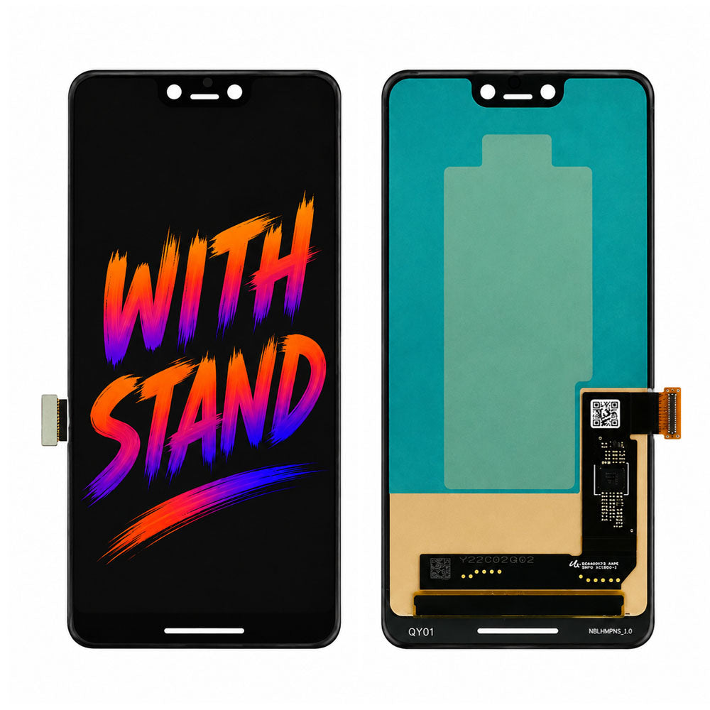 Google Pixel 3 XL Original Refurbished Screen Assembly with Frame (New Outer Glass)