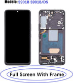 Samsung Galaxy S22 OLED Display Assembly with Frame Replacement Screen Touch Digitizer Premium Quality Repair Part