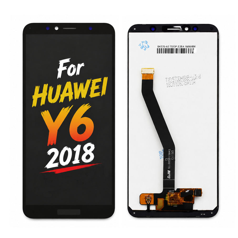 Huawei Y6 2018 LCD Screen Assembly – Original Pressed Replacement with Natural Colors & High Brightness Display