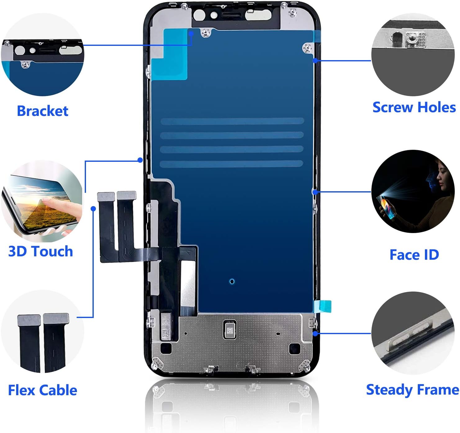 For iPhone 11/XR  LCD Screen Replacement (In-Cell)