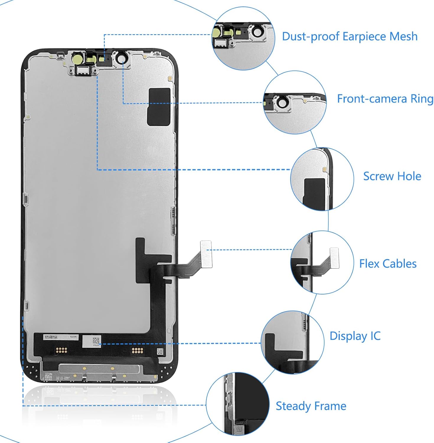 For iPhone 14 LCD Screen Replacement ( In-Cell, IC Replacement)