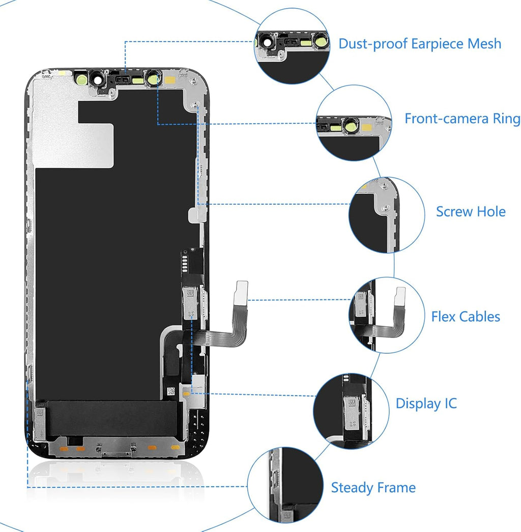 For iPhone 12 / 12 Pro LCD Screen Replacement ( In-Cell, IC Replacement)