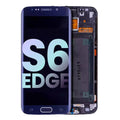 Original Samsung Galaxy S6 Edge G925 Curved AMOLED Screen Assembly with Frame Full Display Replacement Touch Digitizer OEM Grade Repair Solution