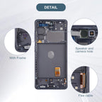 Original Samsung Galaxy S20 FE 5G AMOLED Screen Assembly with Frame Integrated Display Replacement Touch Digitizer Premium OEM Repair Solution
